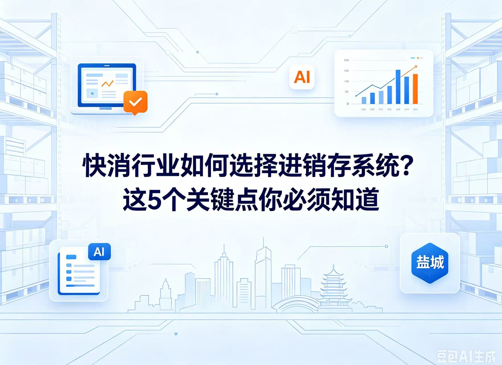 快消行业如何选择进销存系统？这5个关键点你必须知道