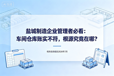 盐城制造企业管理者必看：车间仓库账实不符，根源究竟在哪？