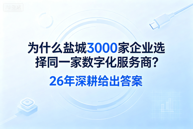 为什么盐城3000家企业选择同一家数字化服务商？26年深耕给出答案