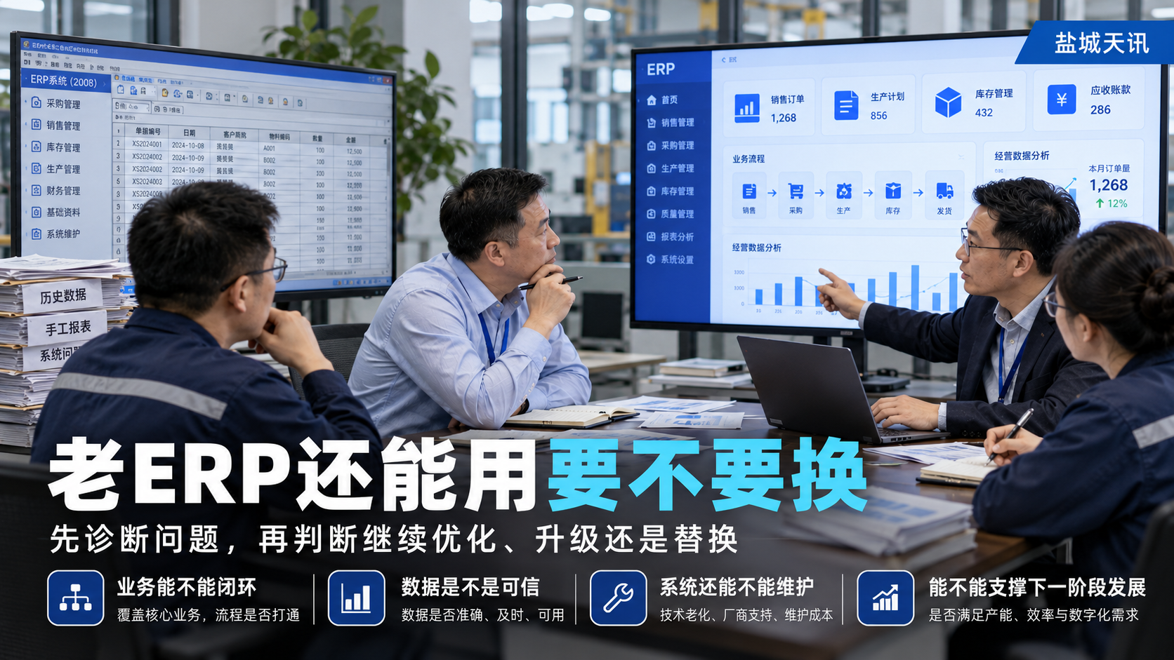 老ERP还能用要不要换