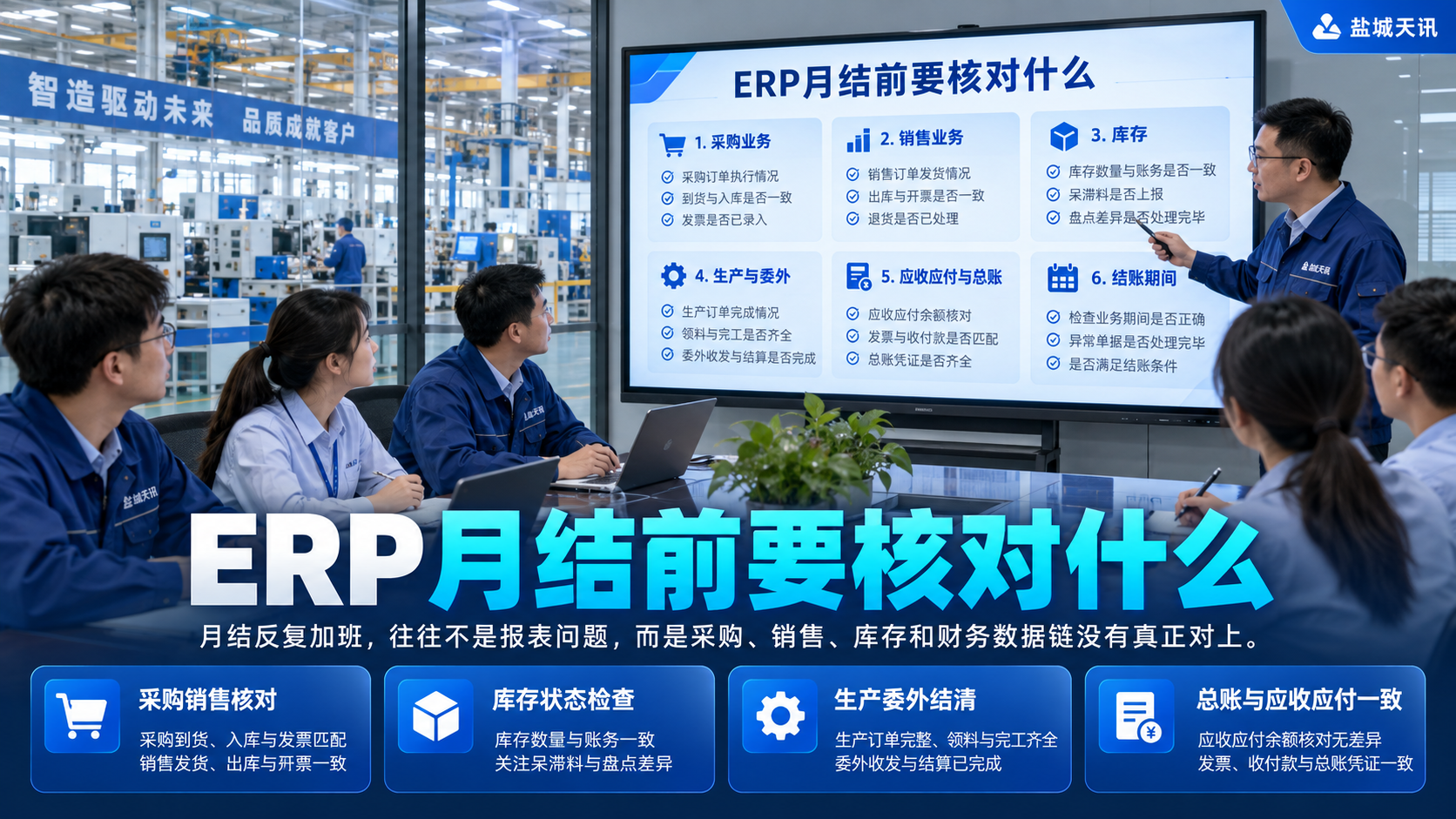 ERP月结前要核对什么