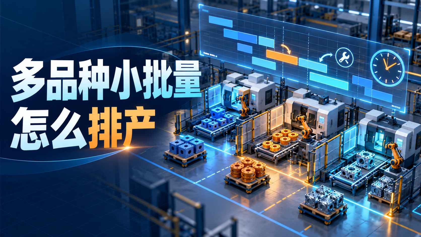 多品种小批量怎么排产