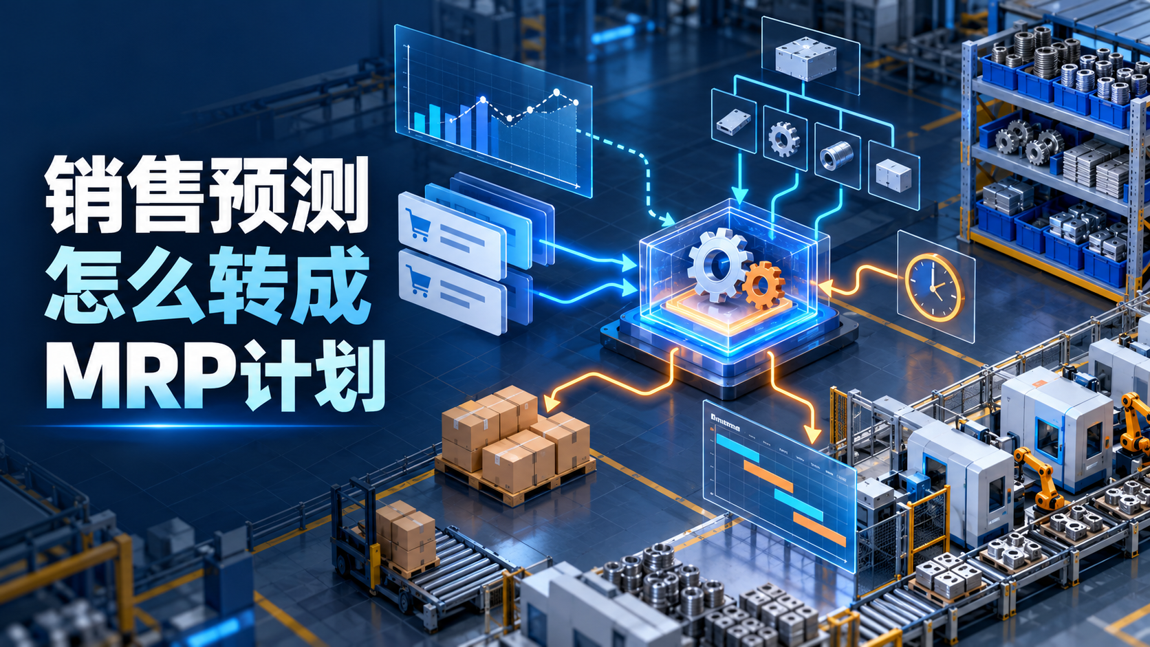 销售预测怎么转成MRP计划